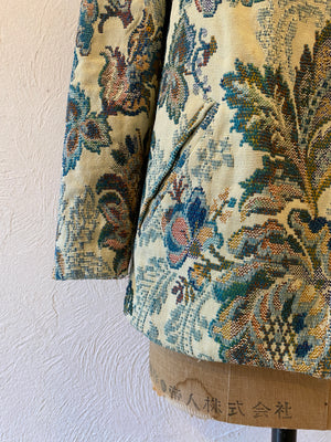 jacquard flower jacket