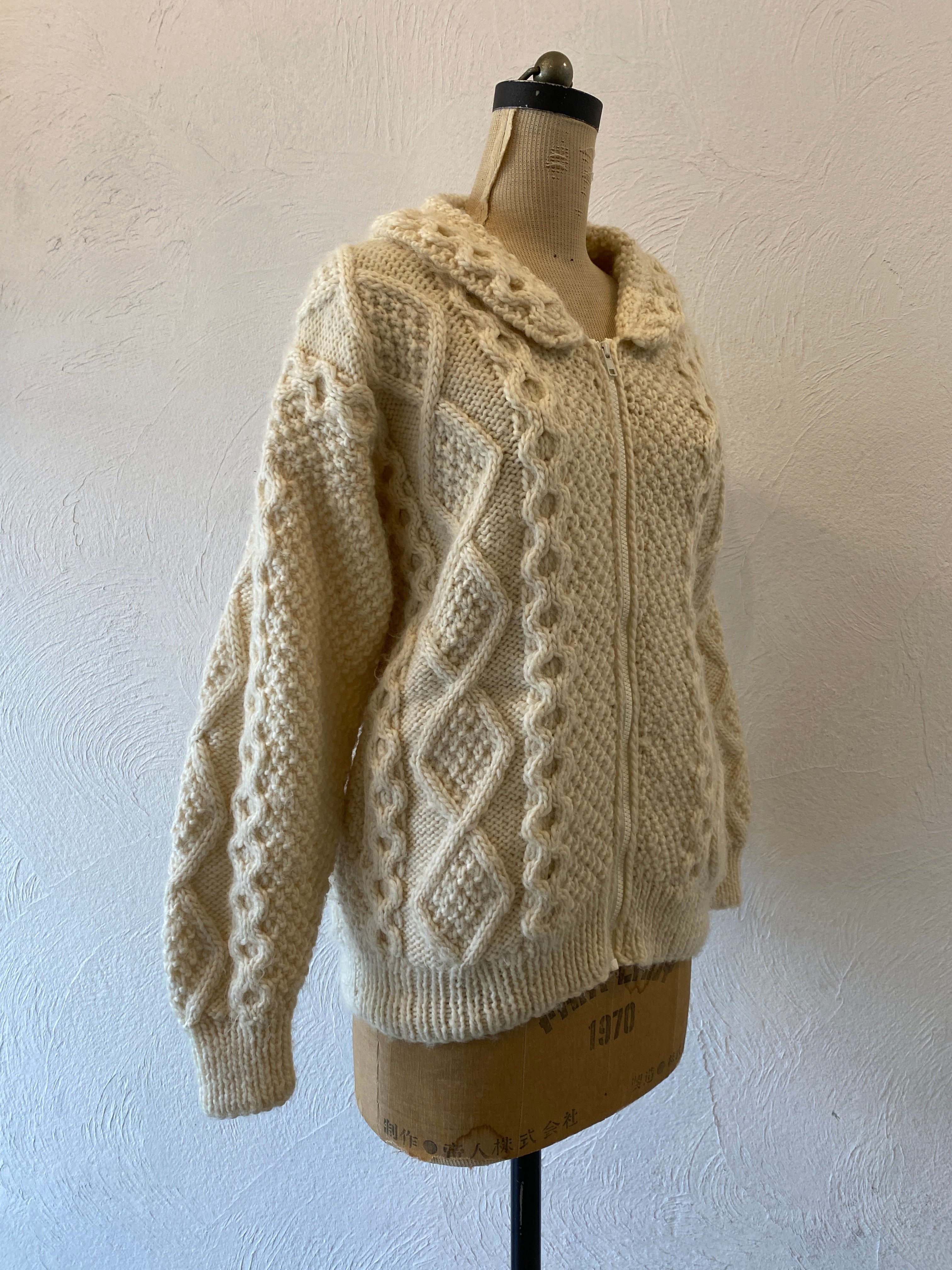 aran knit jumper