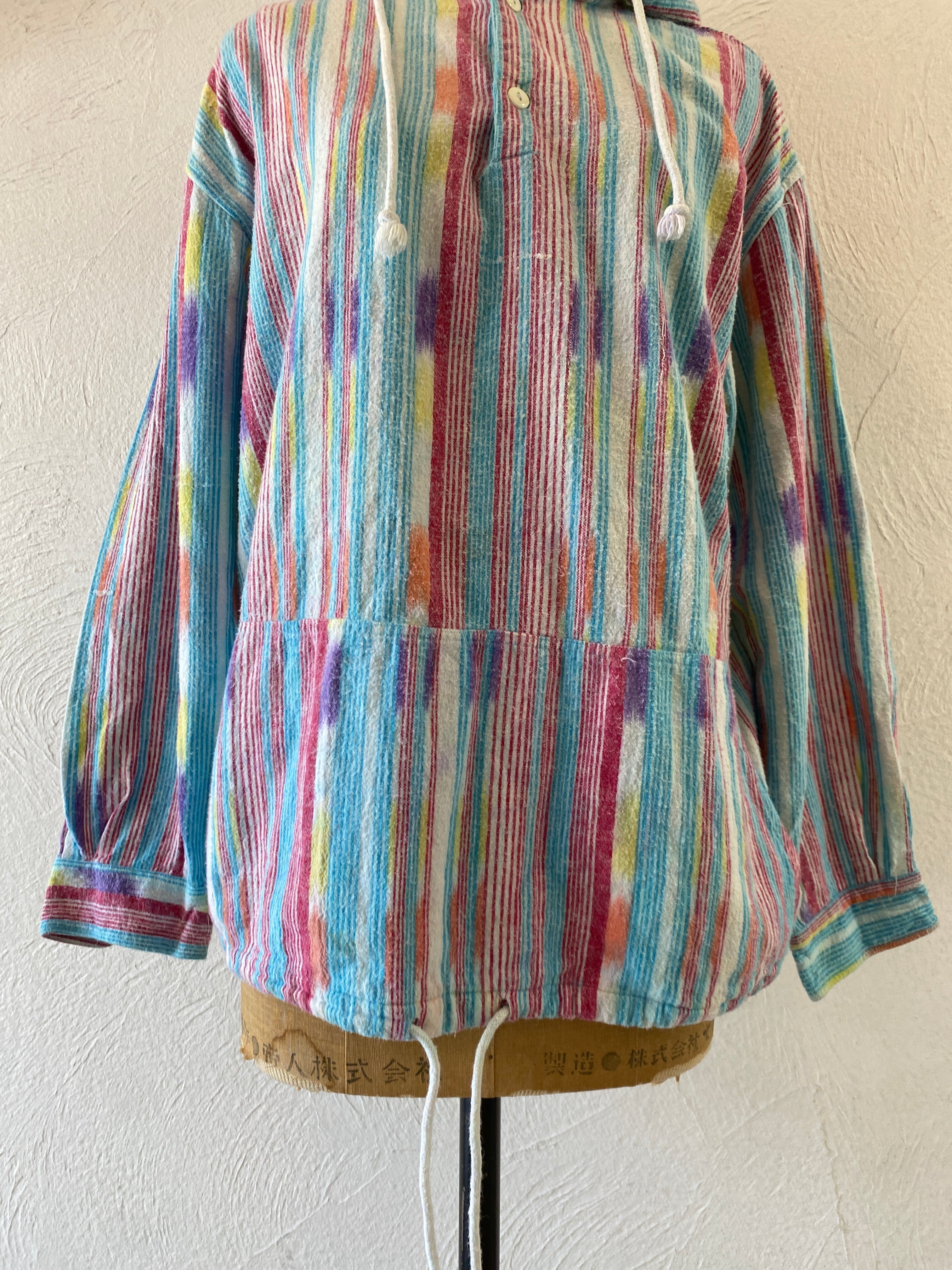 mix stripe pullover