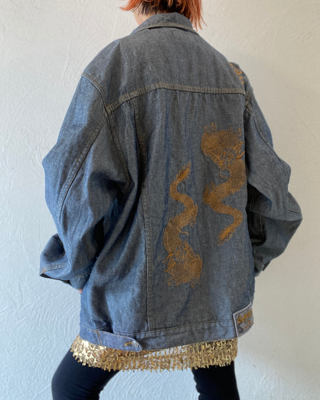 dragon denim  jacket