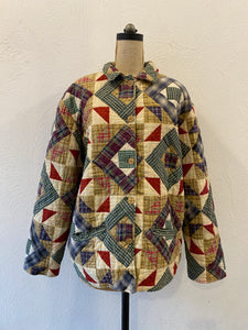 2way patchwork jacket