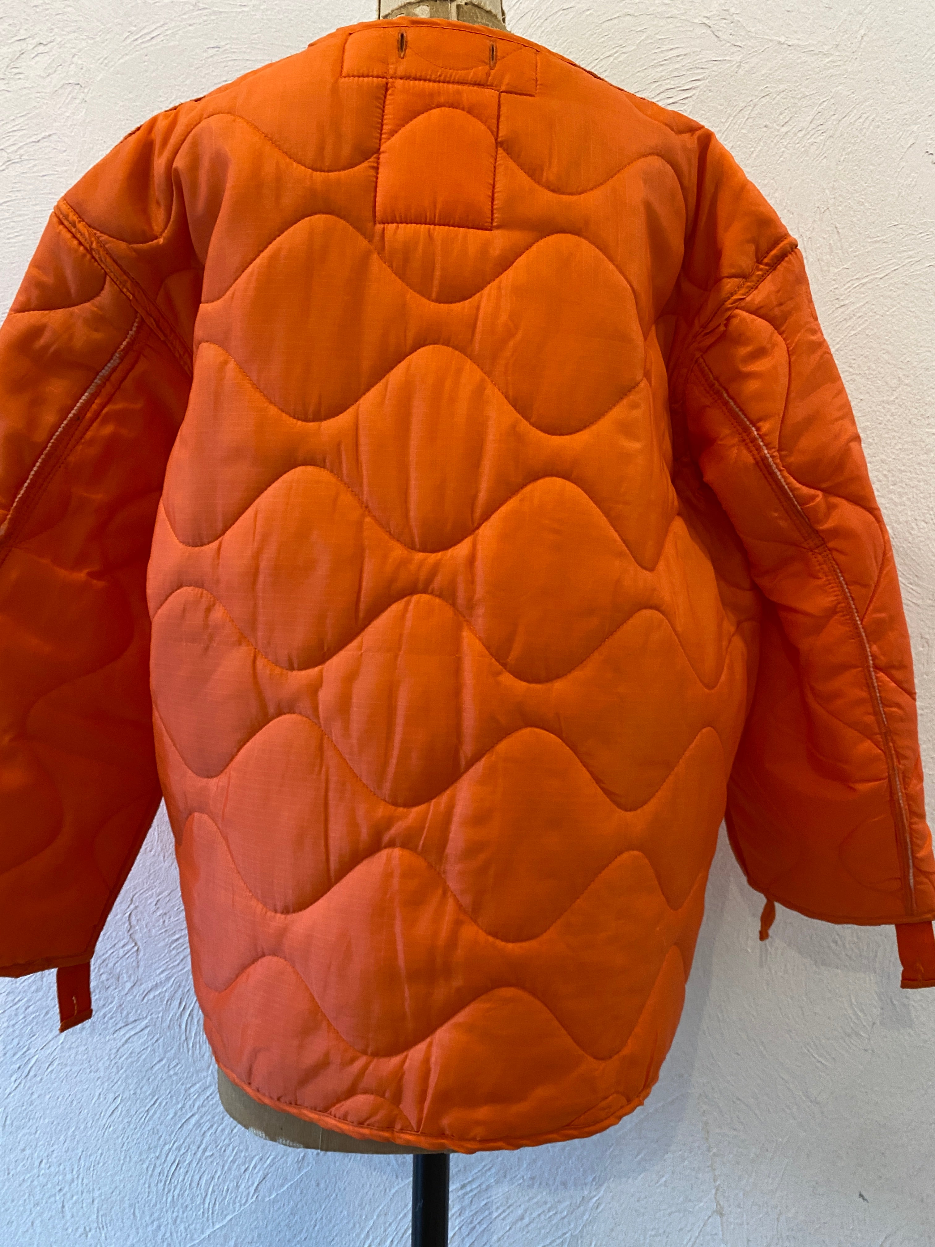 orange quilting liner jacket