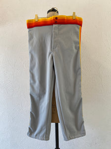 orange line baseball pants