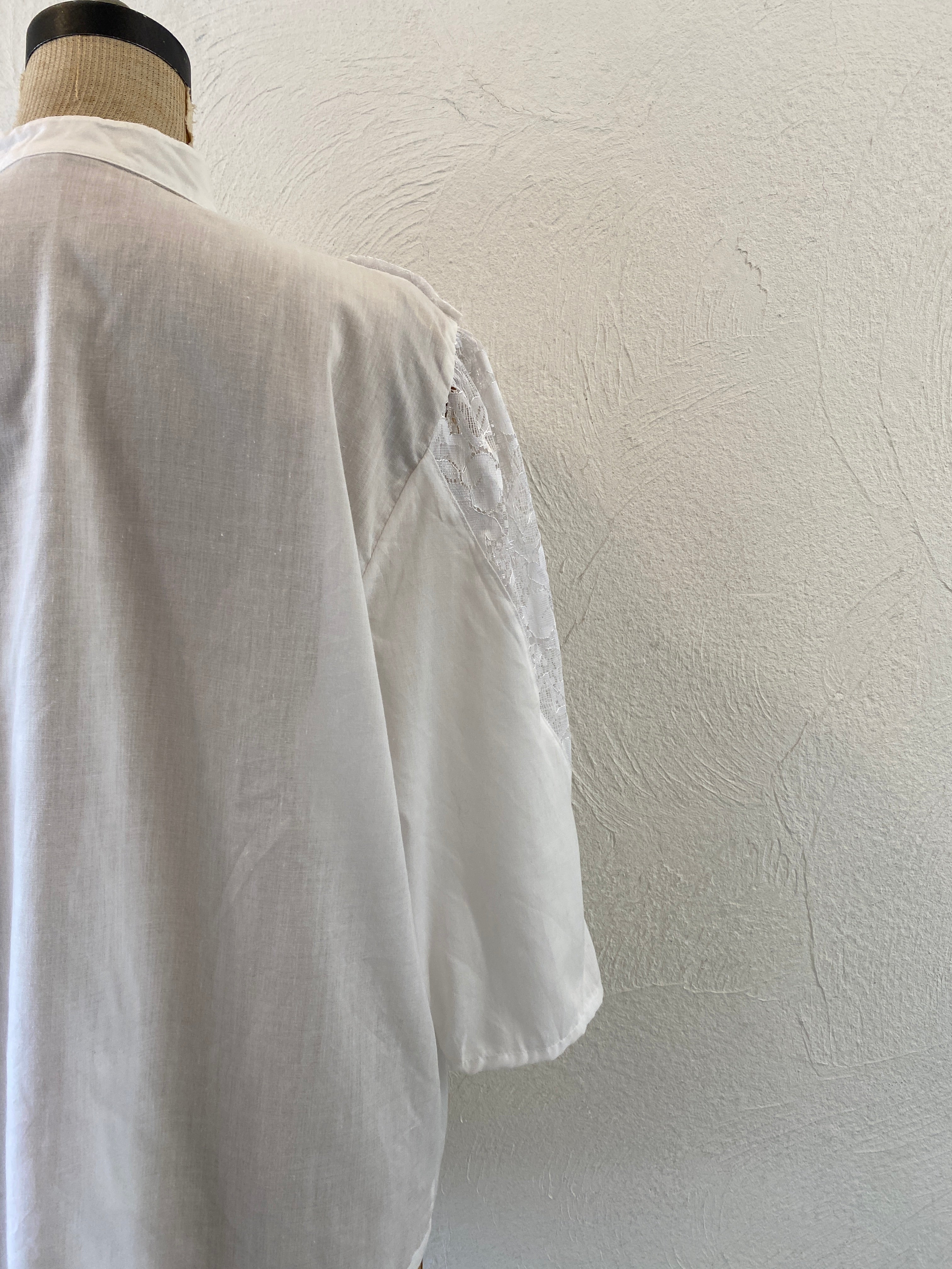 white lace blouse