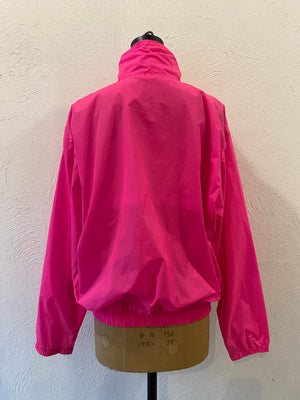 neon pink nylon blouson