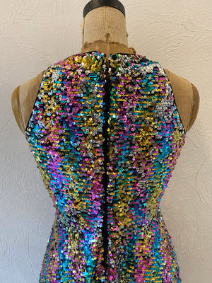 rainbow spangle dress