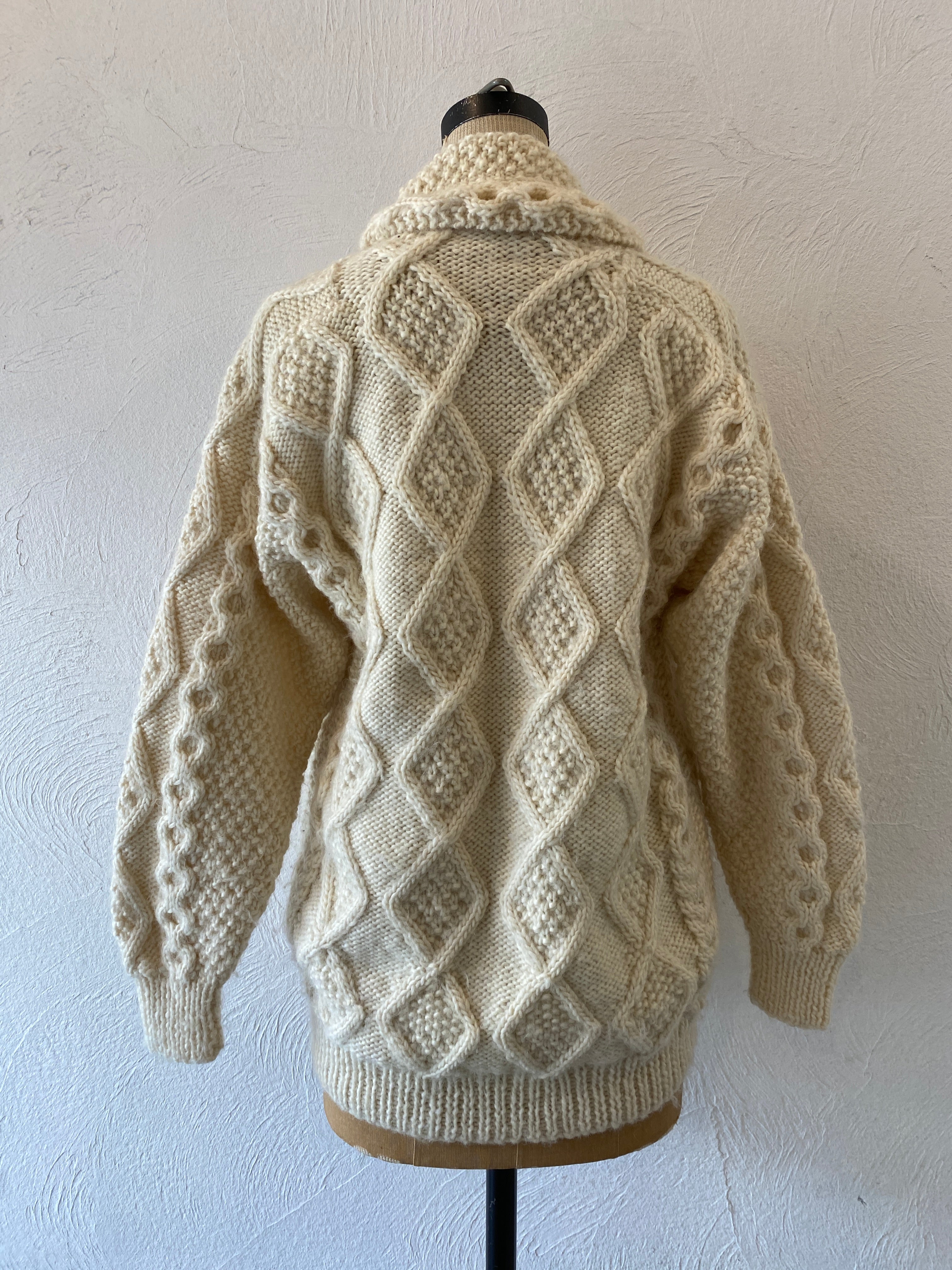 aran knit jumper