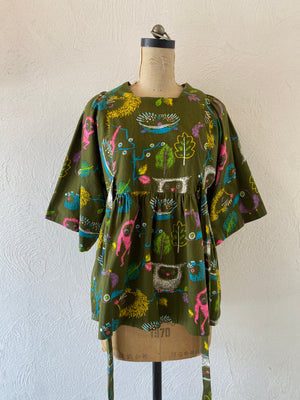 animal blouse