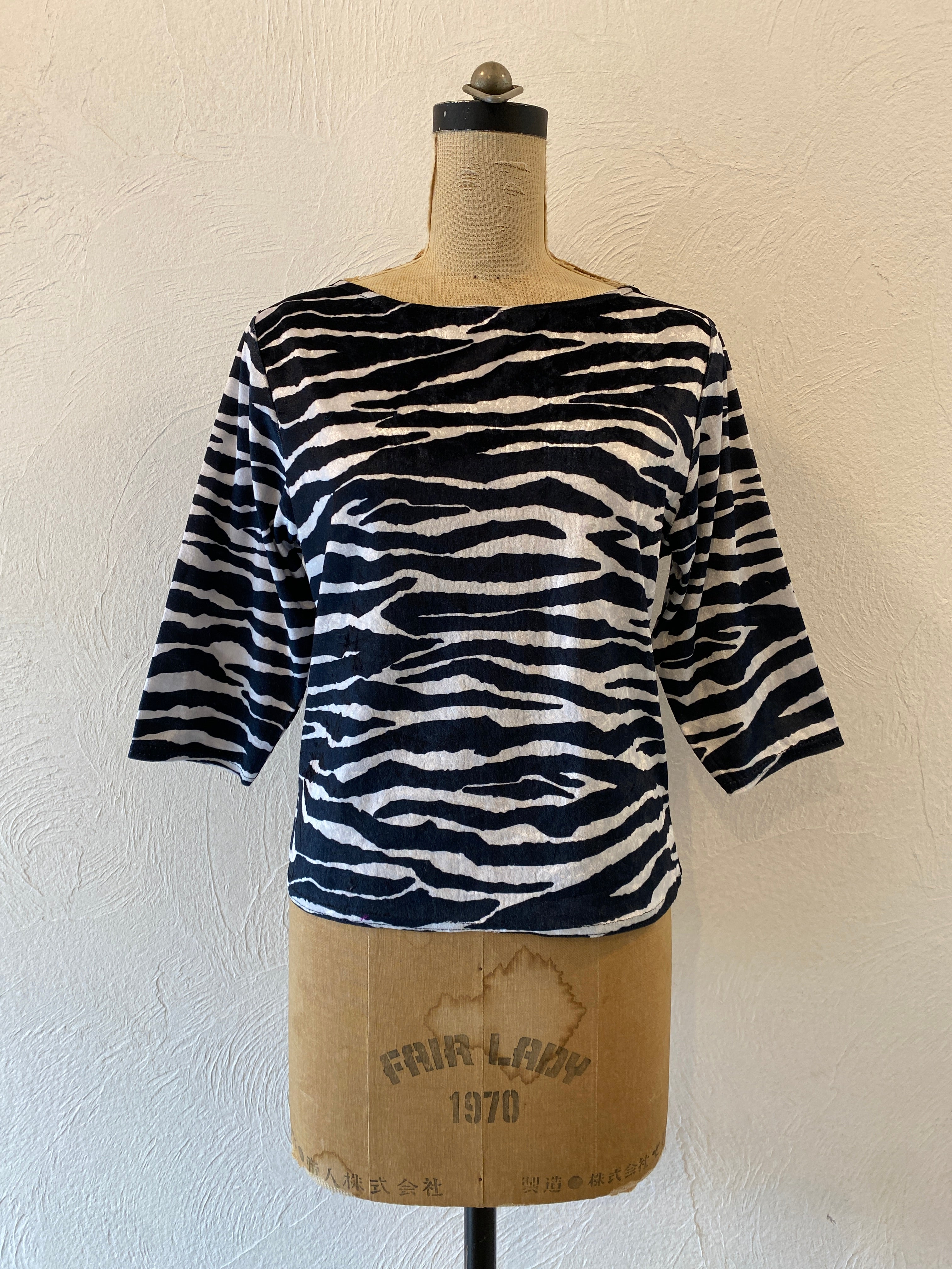 zebra velours T