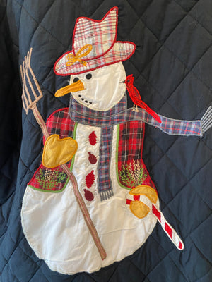 snowman padding 2way coat