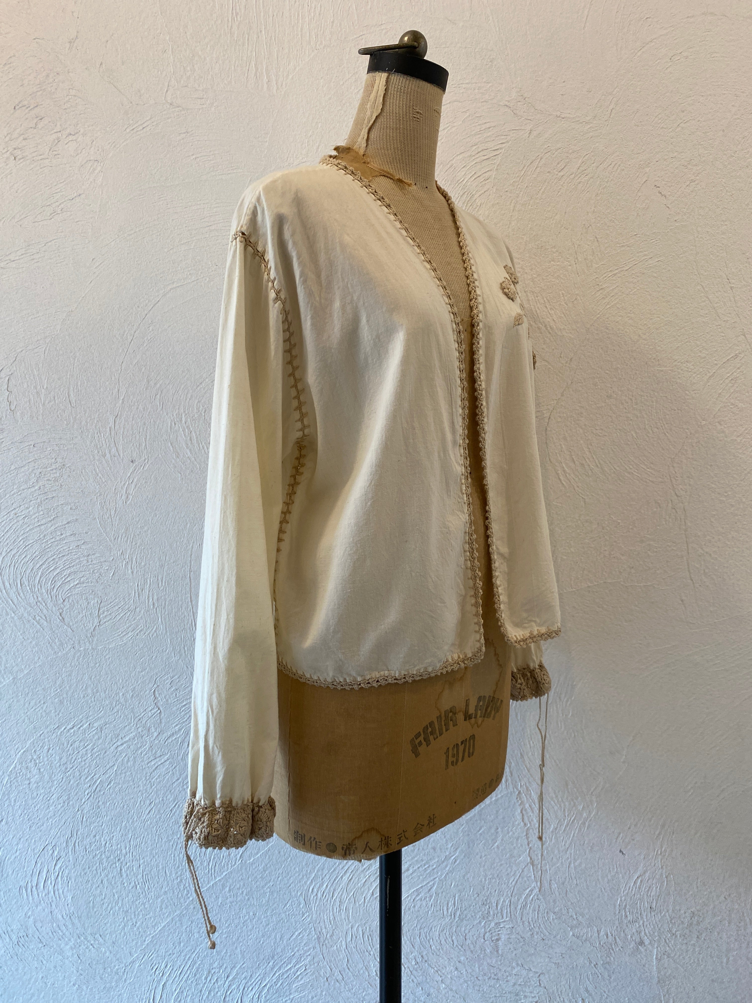 motif cotton jacket