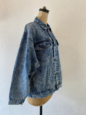 studs denim jacket