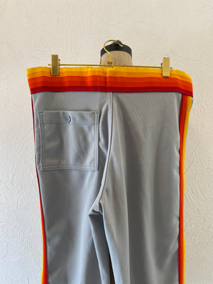 orange line baseball pants