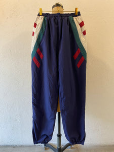 navy nylon pants