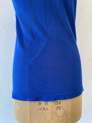 blue mesh tank