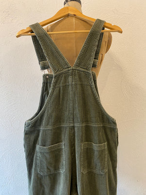 studs corduroy overall