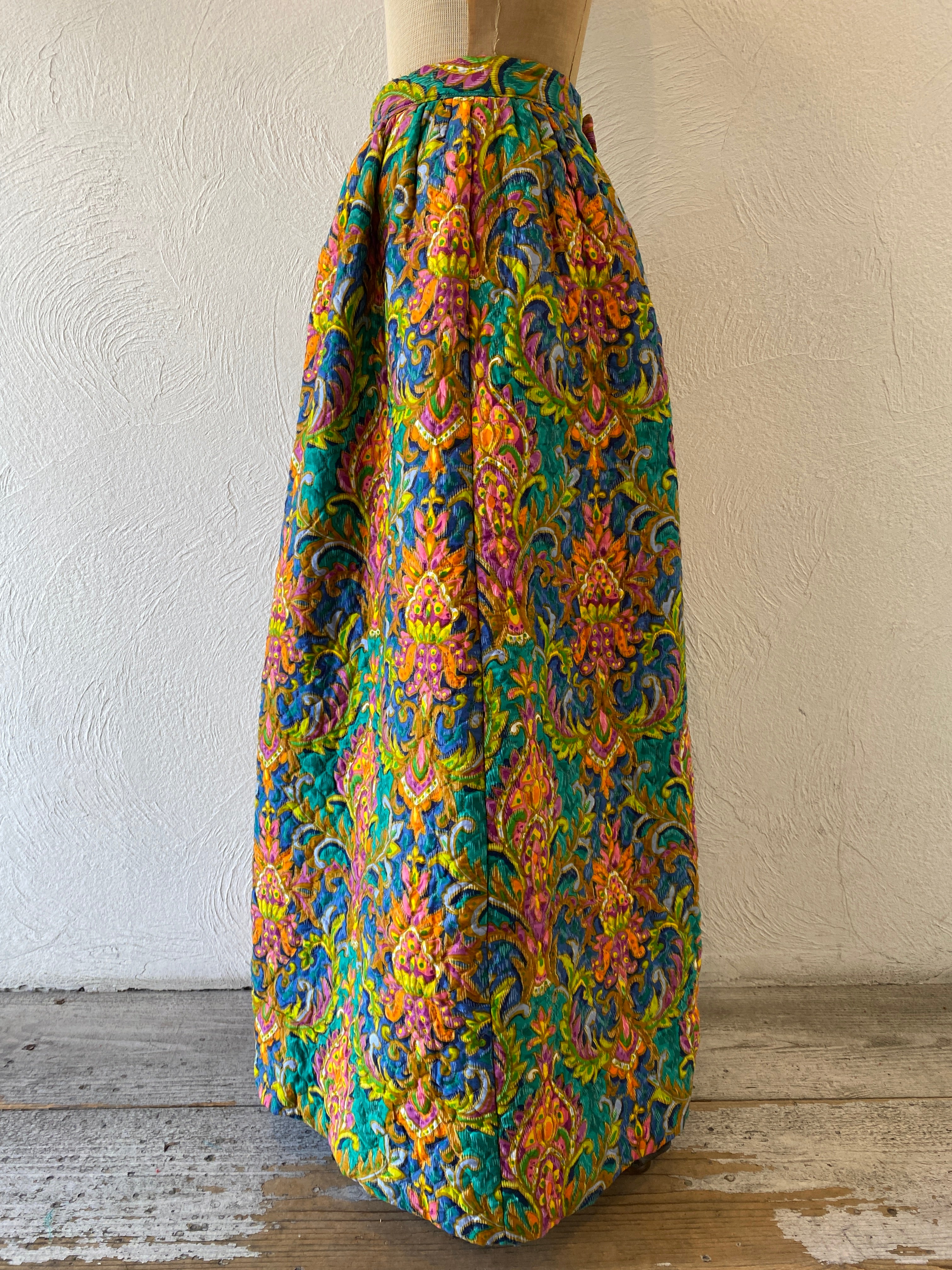 vintage quilt skirt