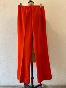 orange ester pants