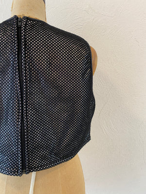 silver bonding mesh vest