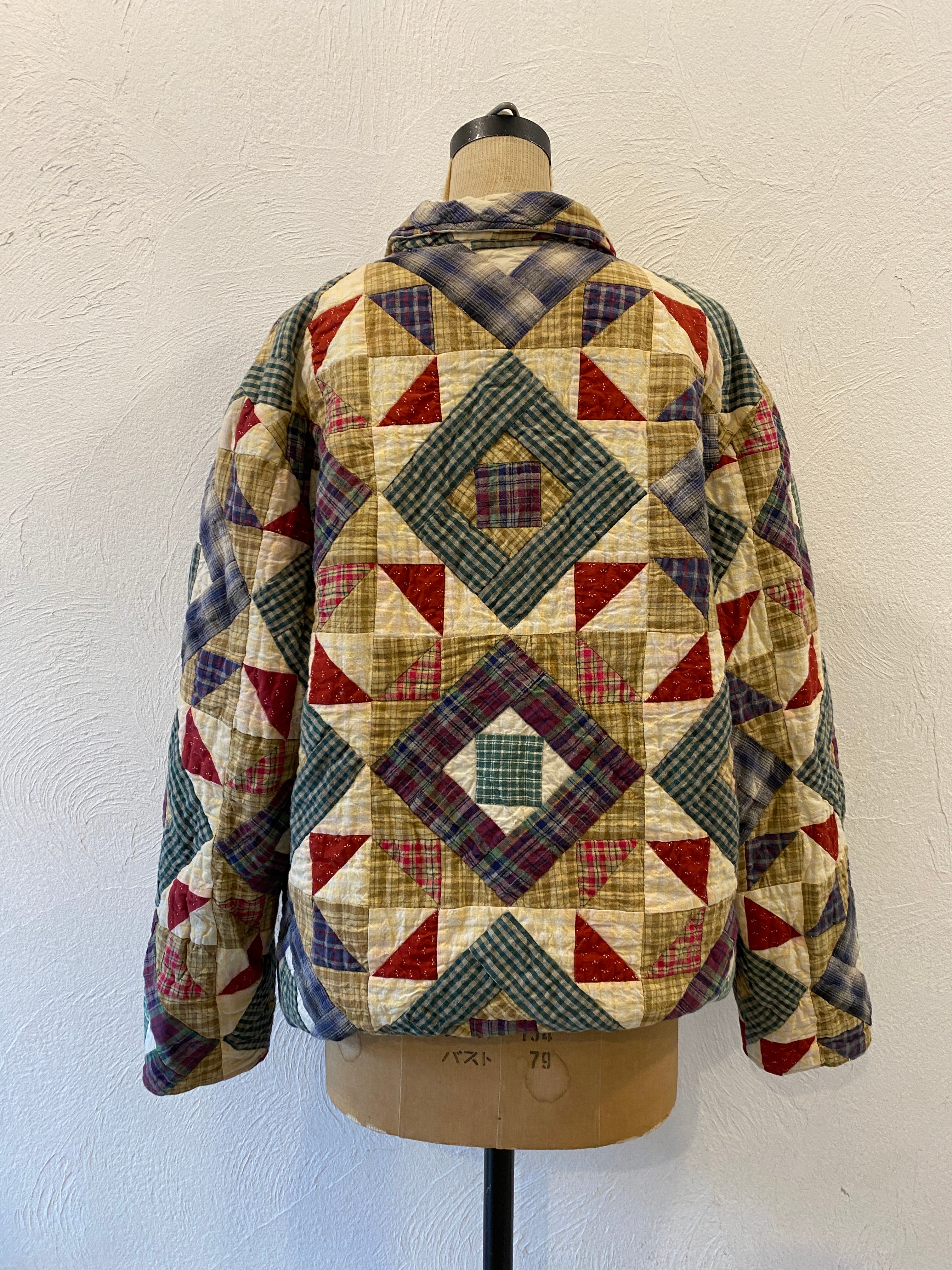 2way patchwork jacket