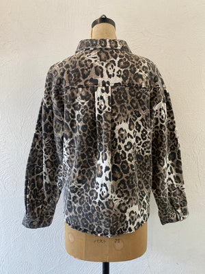 white leopard jacket