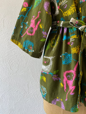 animal blouse