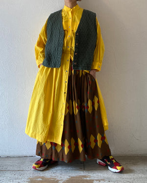 quilt cotton vest