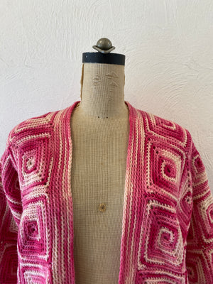 hand knit cardigan