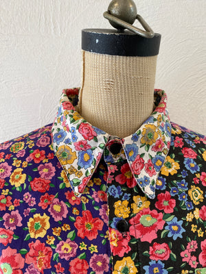 flower cotton shirts