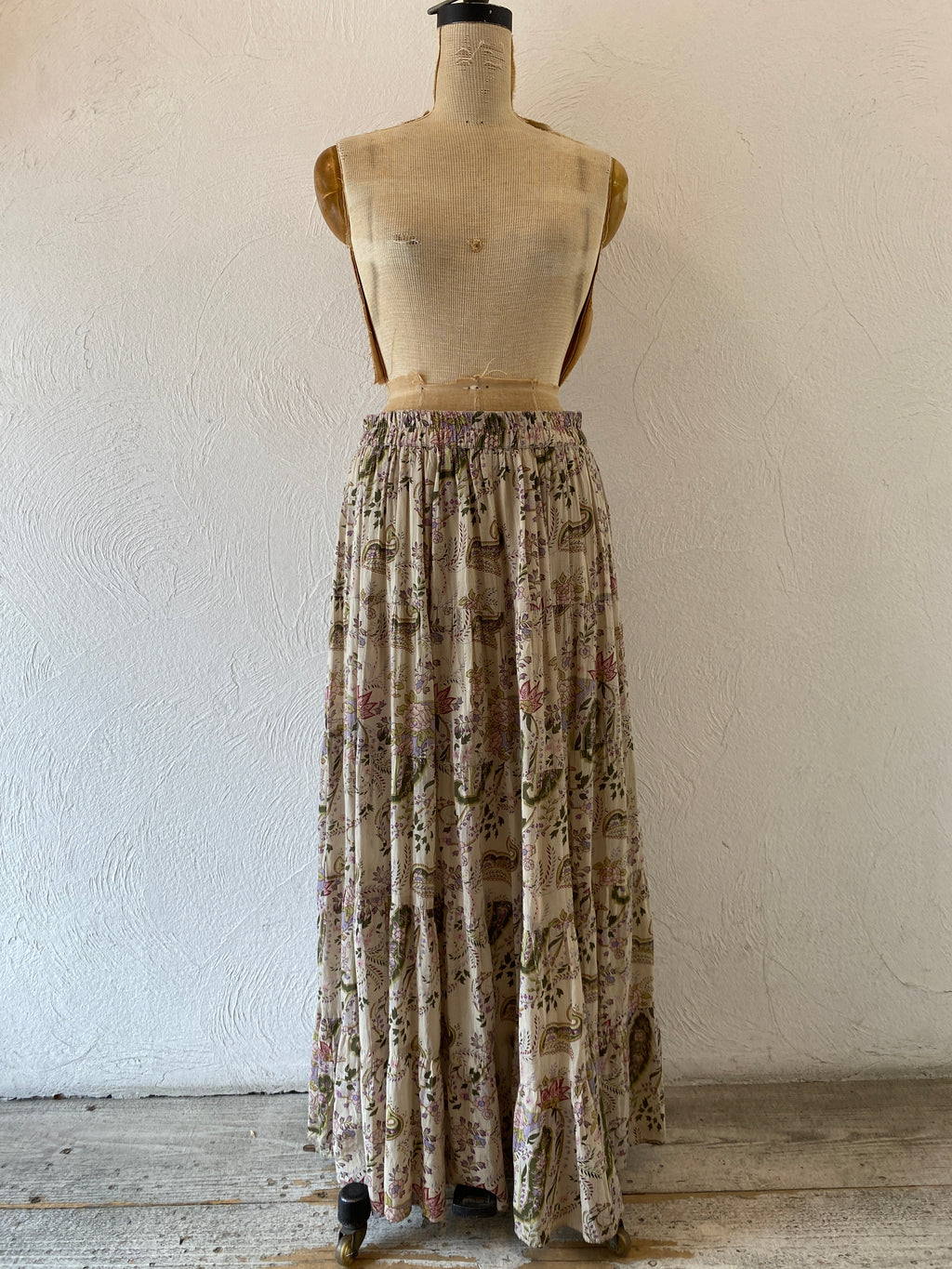 paisly cotton skirt