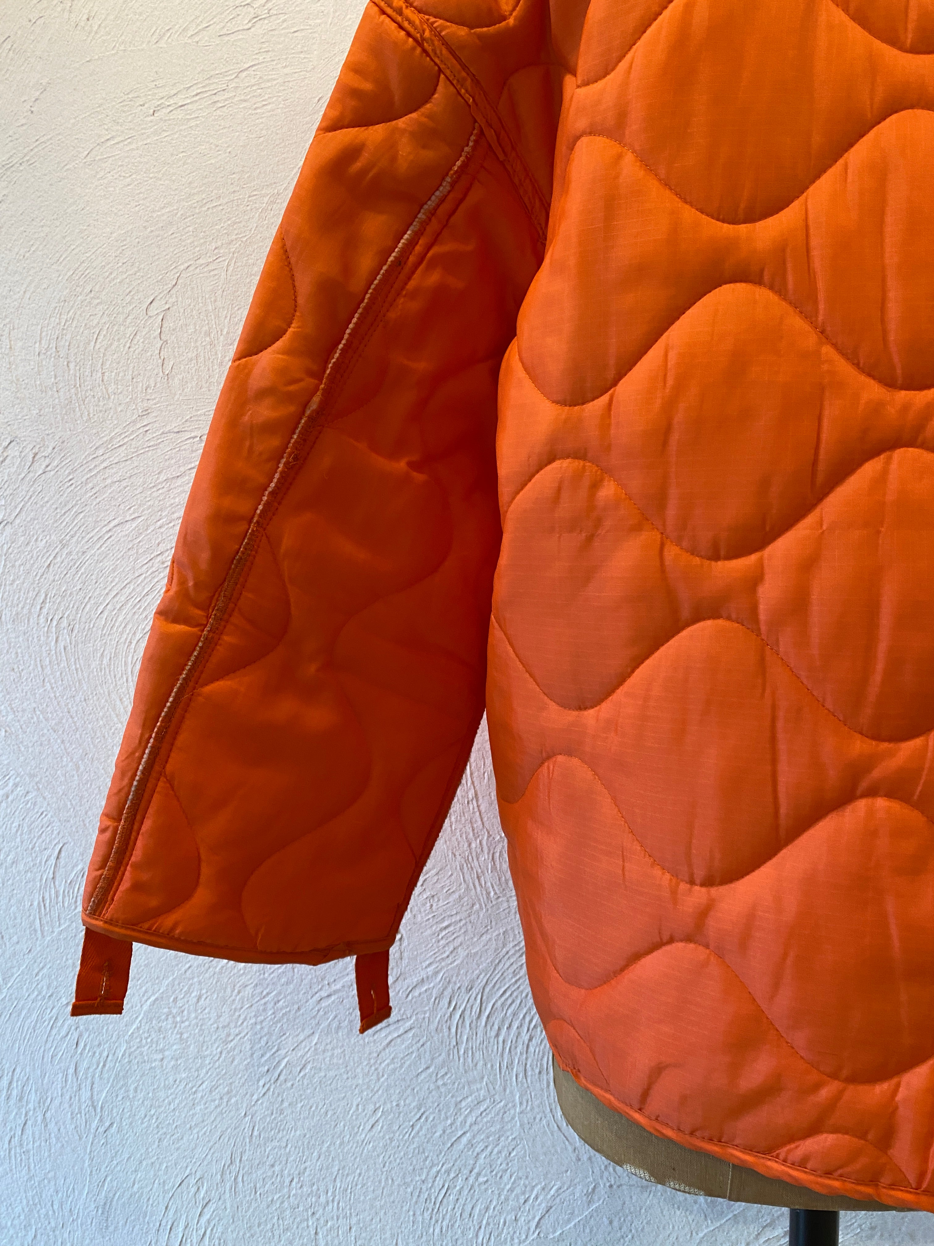 orange quilting liner jacket