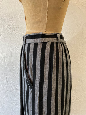 black stripe skirt