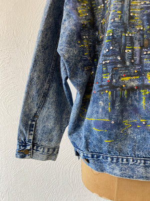 studs denim jacket