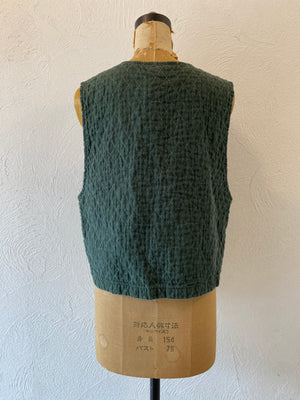 quilt cotton vest