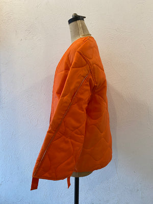 orange quilting liner jacket