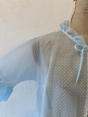 dot through gown