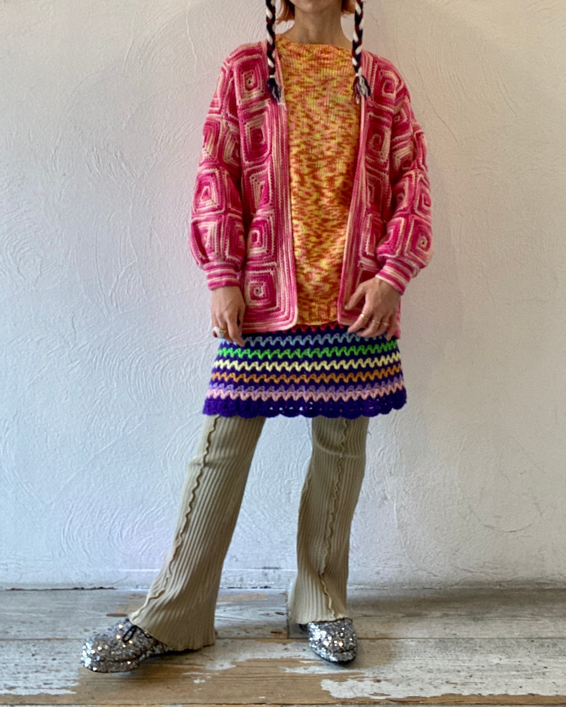 hand knit cardigan