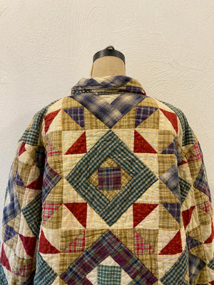 2way patchwork jacket