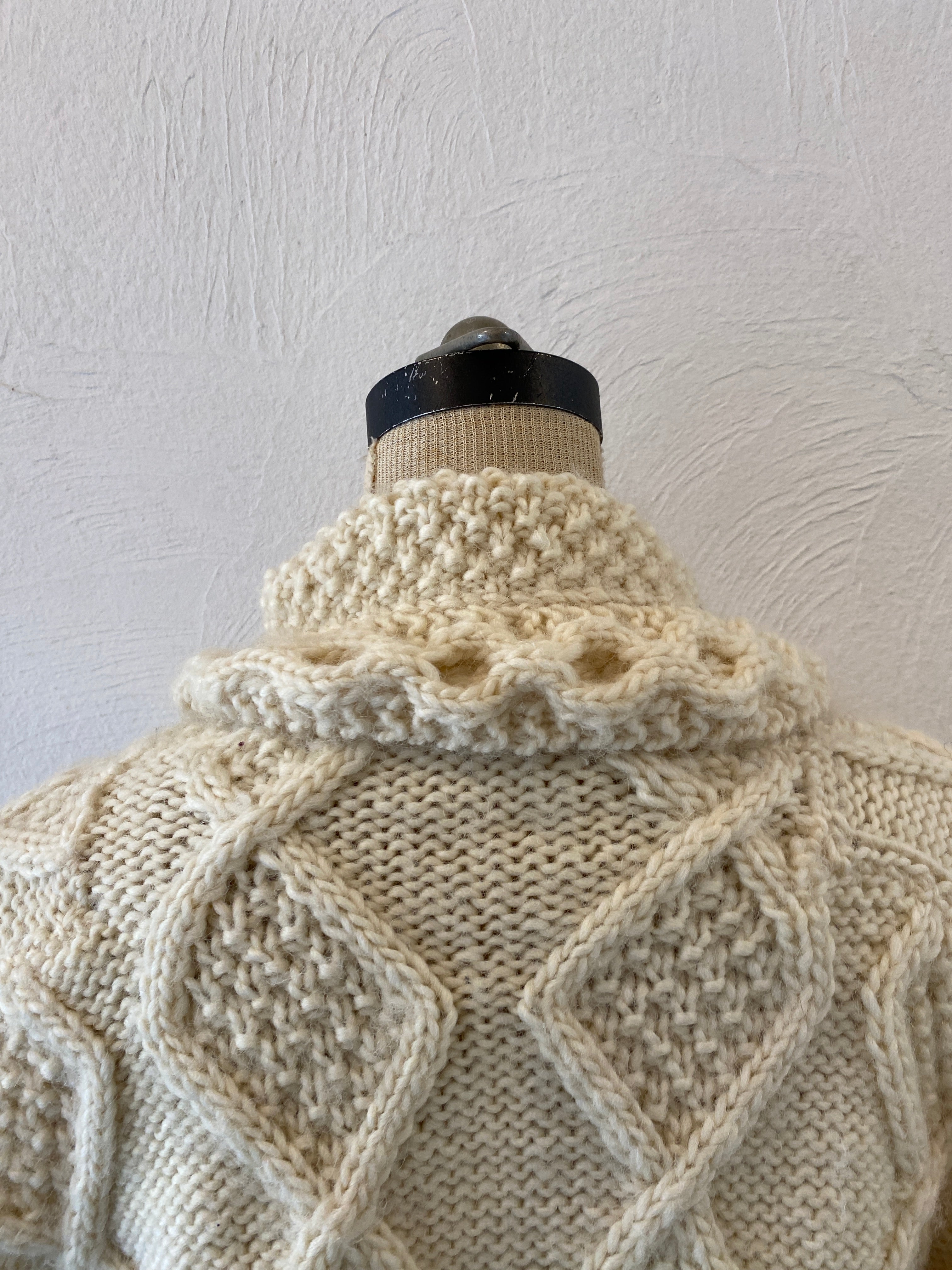 aran knit jumper