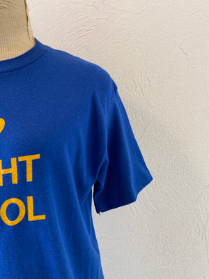 deep blue T