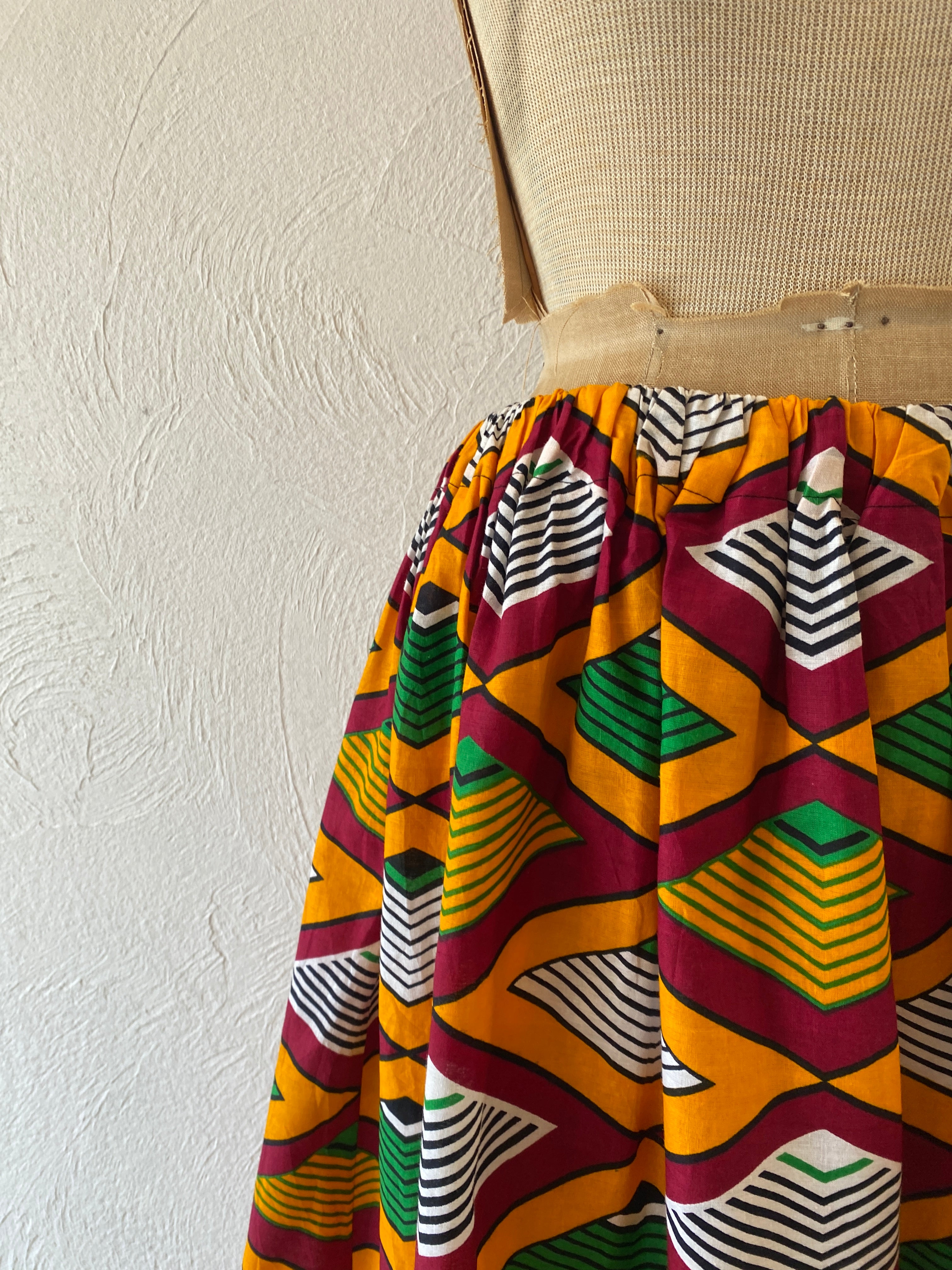 long cotton skirt
