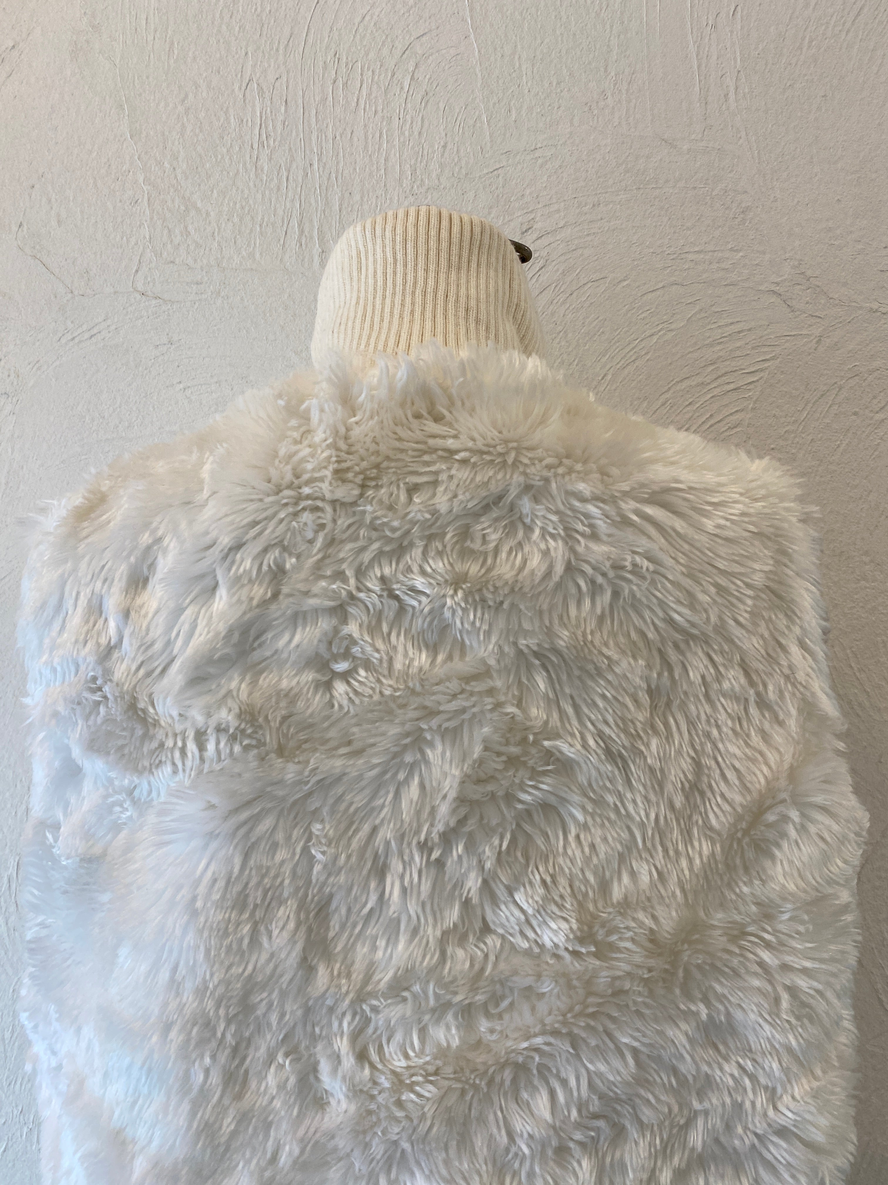 fur rib vest