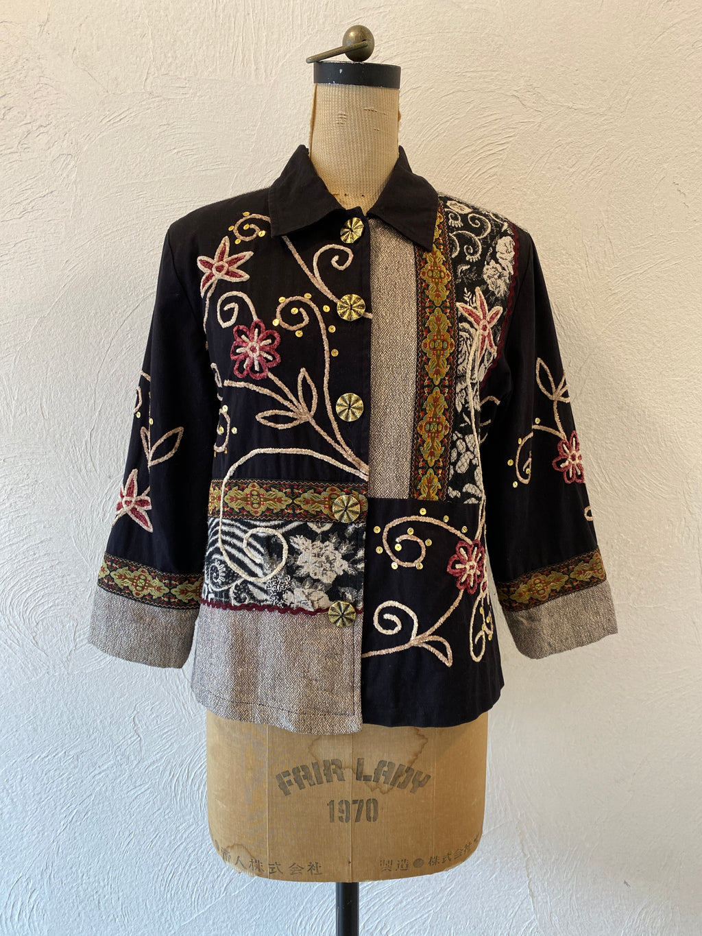 embroidery spangle jacket