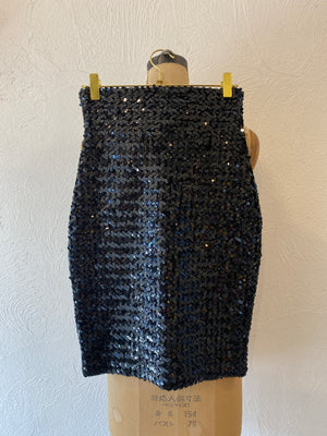 spangle knit skirt