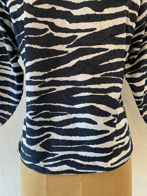 zebra velours T