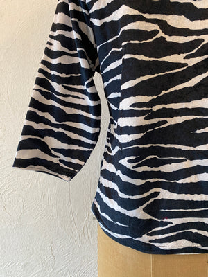 zebra velours T