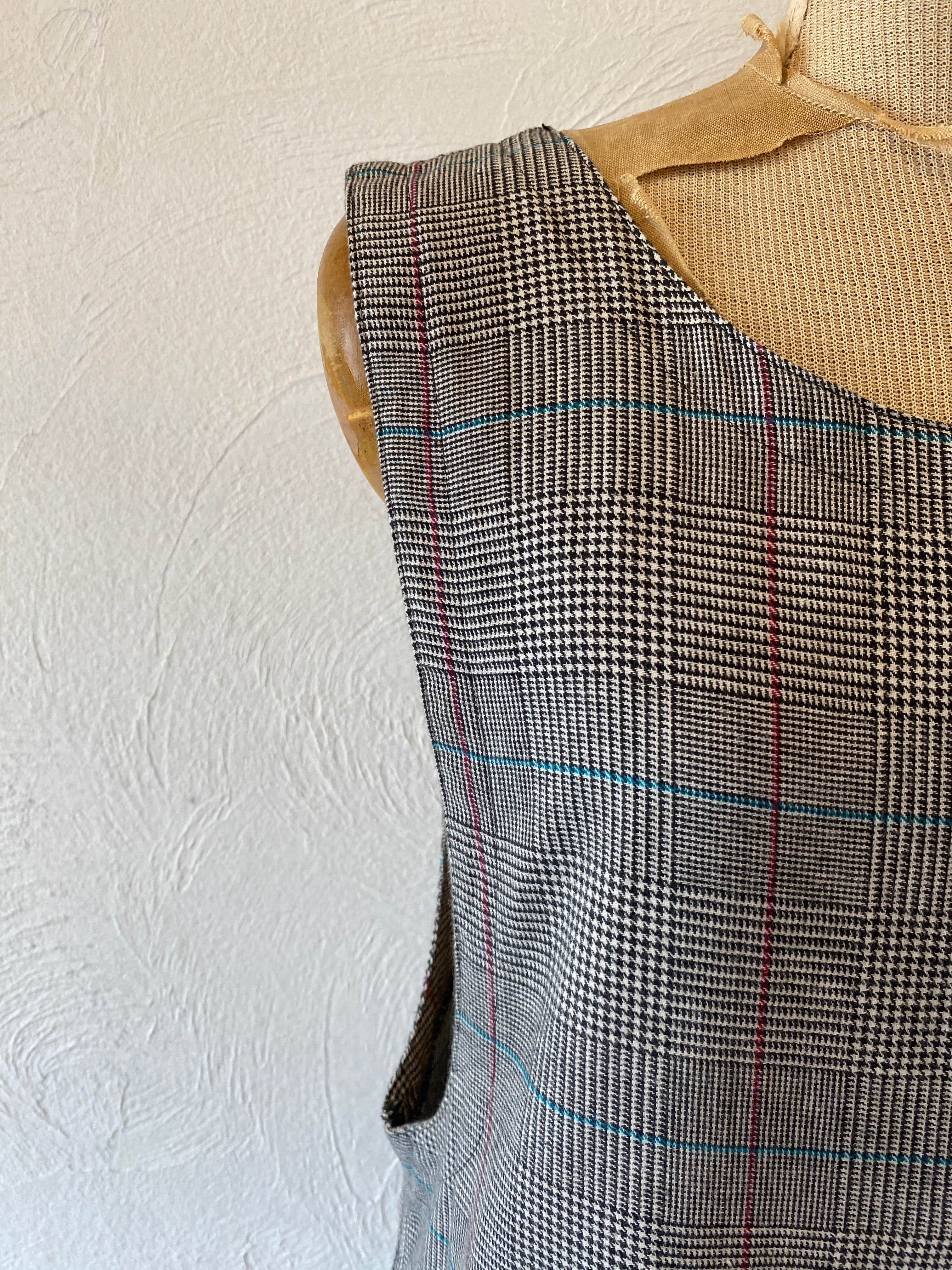 glen check dress