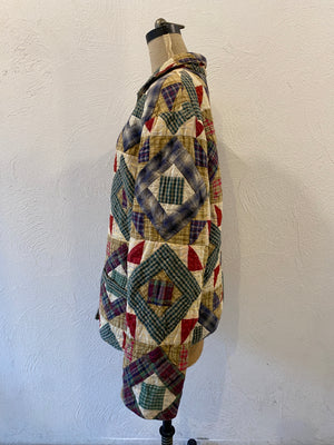 2way patchwork jacket