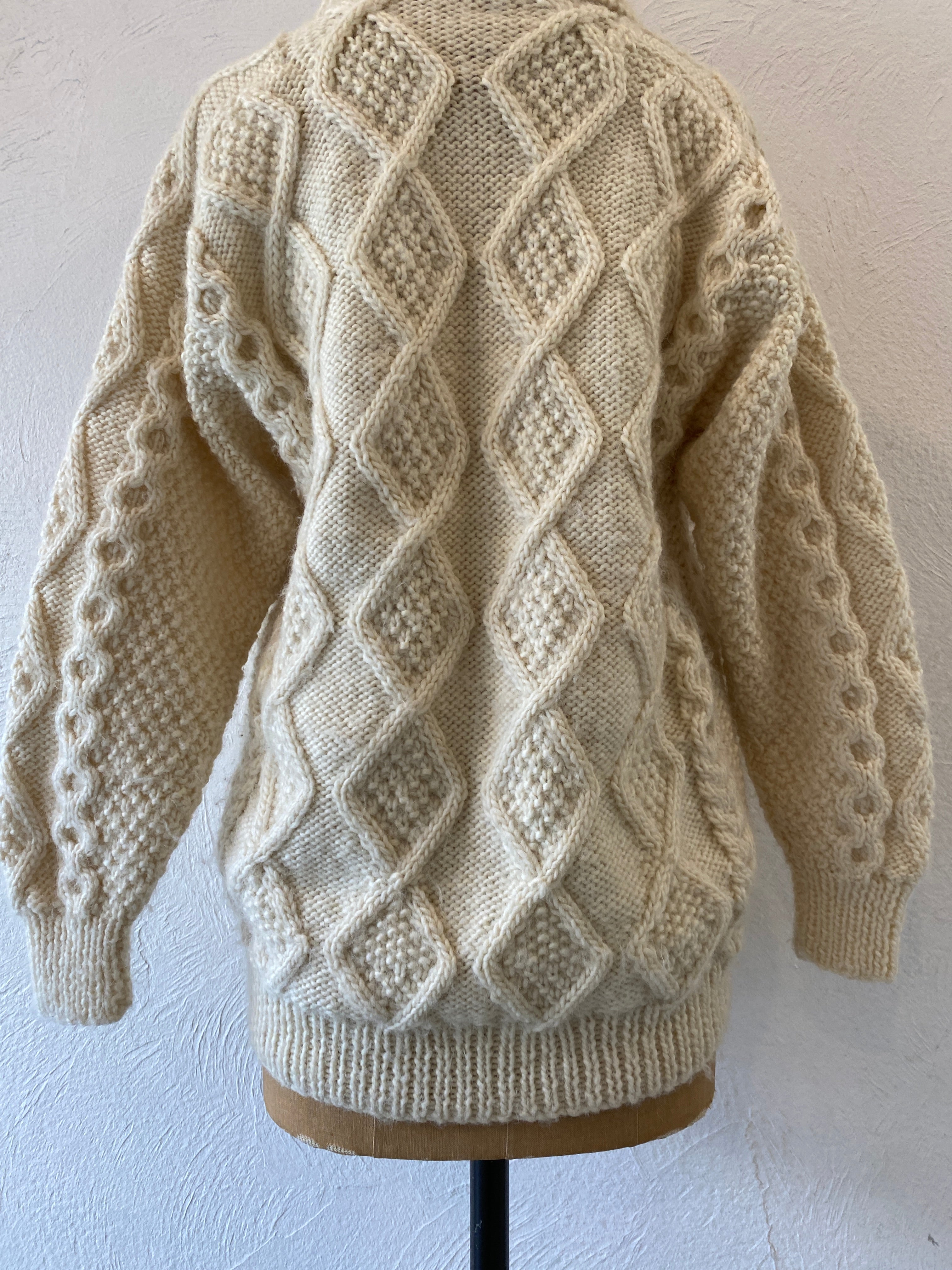 aran knit jumper