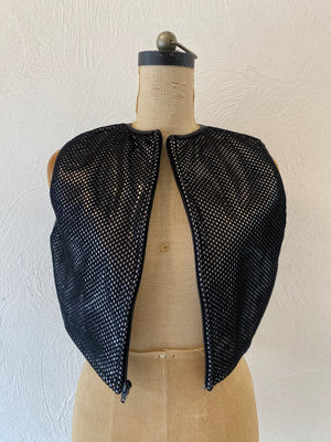 silver bonding mesh vest
